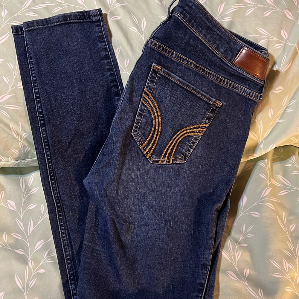 HOLLISTER size 9r (29w 30L) low rise super skinny soft in great condition Jeans - Picture 5 of 5